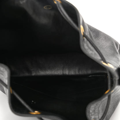 Chanel Caviar CC Drawstring Shoulder Bag Black 5 of 12
