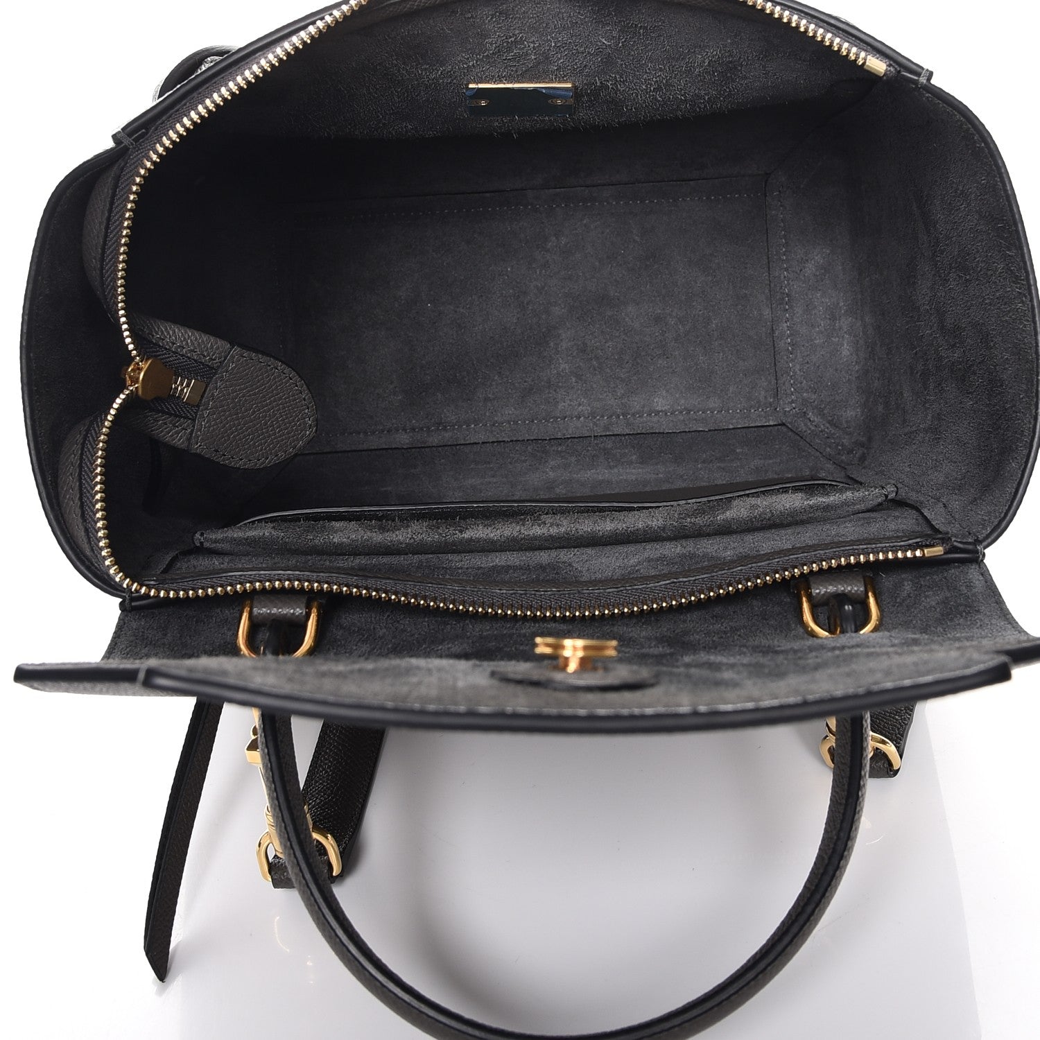 Celine Grained Calfskin Micro Belt Bag Grey 6 of 9