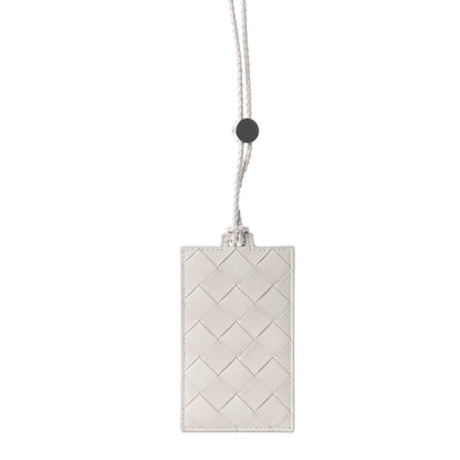 Bottega Veneta Nappa Intrecciato Tag Holder White 5 of 5