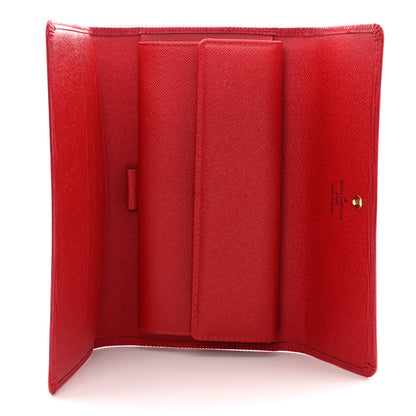 Louis Vuitton Epi Porte Tresor International Wallet Castillan Red 5 of 11