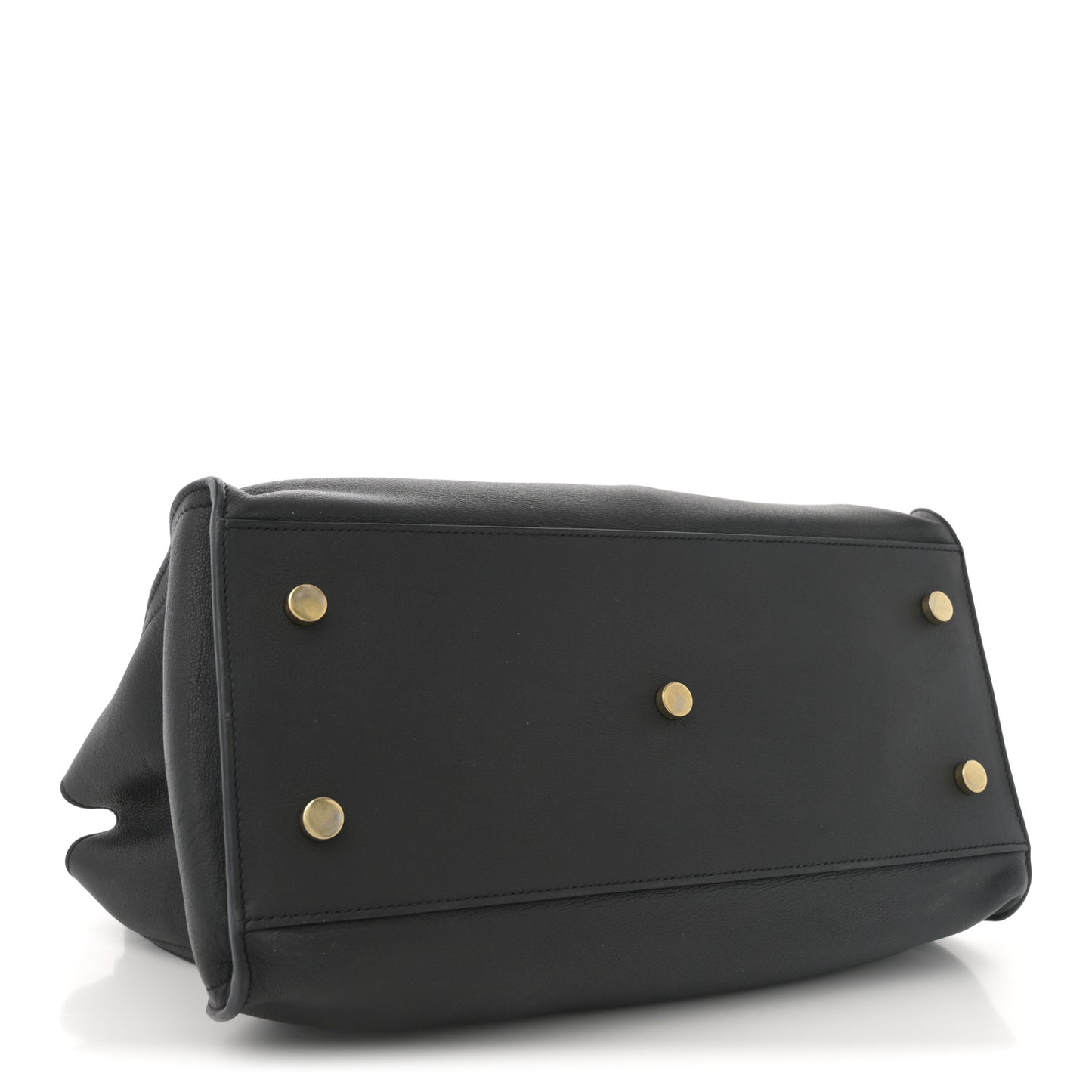 Calfskin Small Monogram Cabas Black
