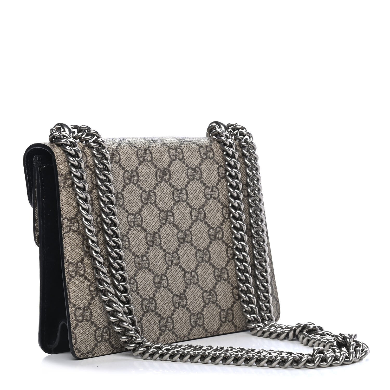 Gucci GG Supreme Monogram Mini Dionysus Shoulder Bag Black 3 of 12