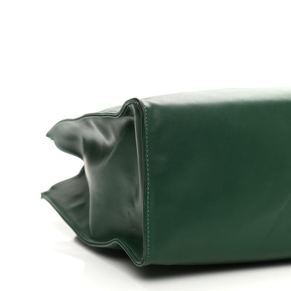 Telfar Vegan Leather Large Shopping Bag Dark Olive 10 of 13