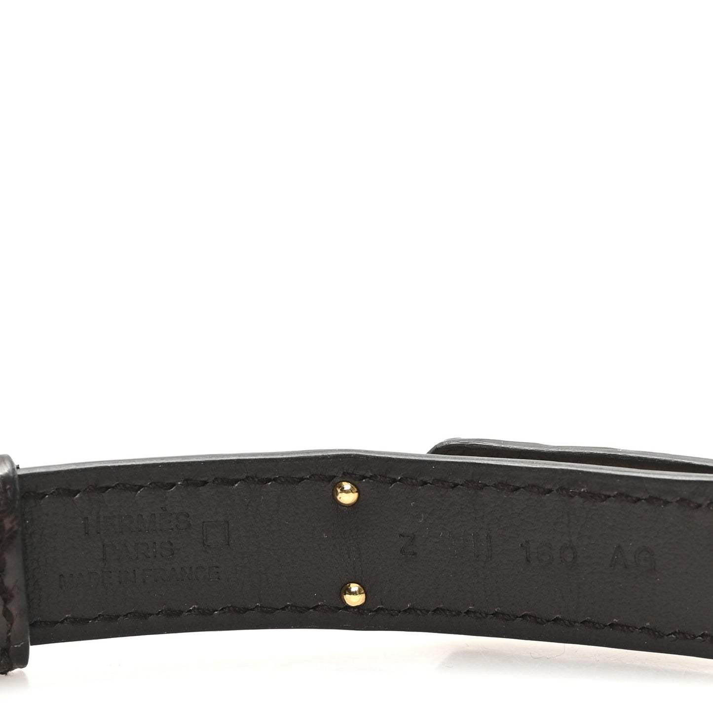 Matte Alligator Kelly Belt Havane