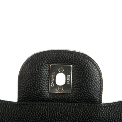 Chanel Caviar Quilted Jumbo Double Flap Black 5 of 8
