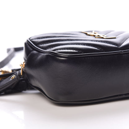 Saint Laurent Calfskin Matelasse Monogram Lou Belt Bag Black 9 of 10