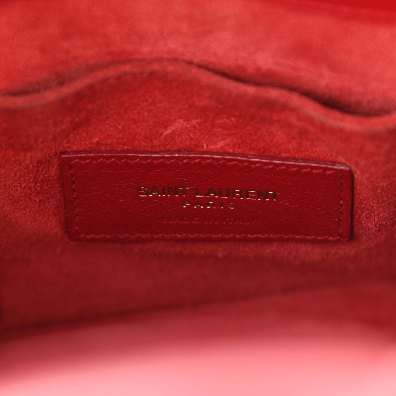 Saint Laurent Calfskin Nano Sac De Jour Lipstick Red 6 of 13