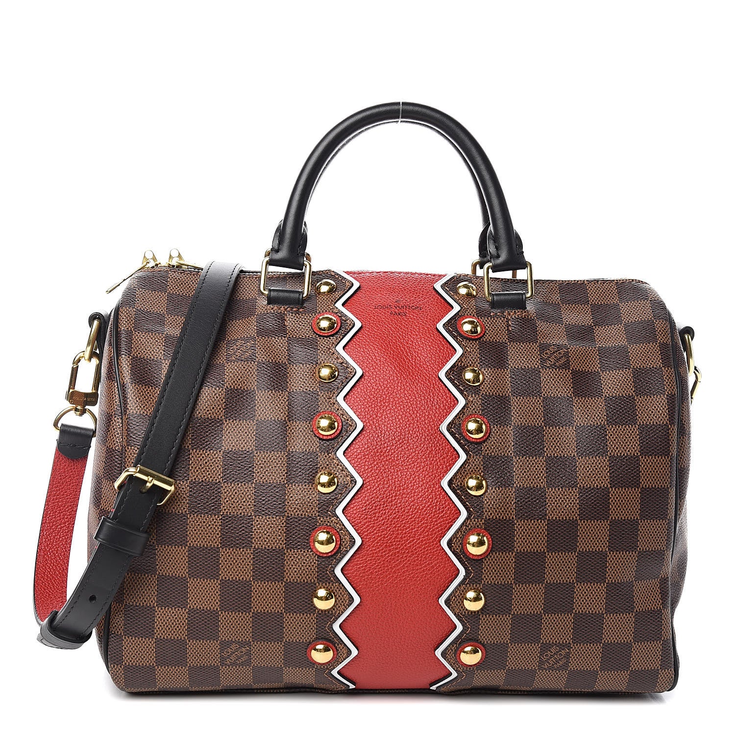 Louis Vuitton Damier Ebene Karakoram Speedy Bandouliere 30 1 of 11