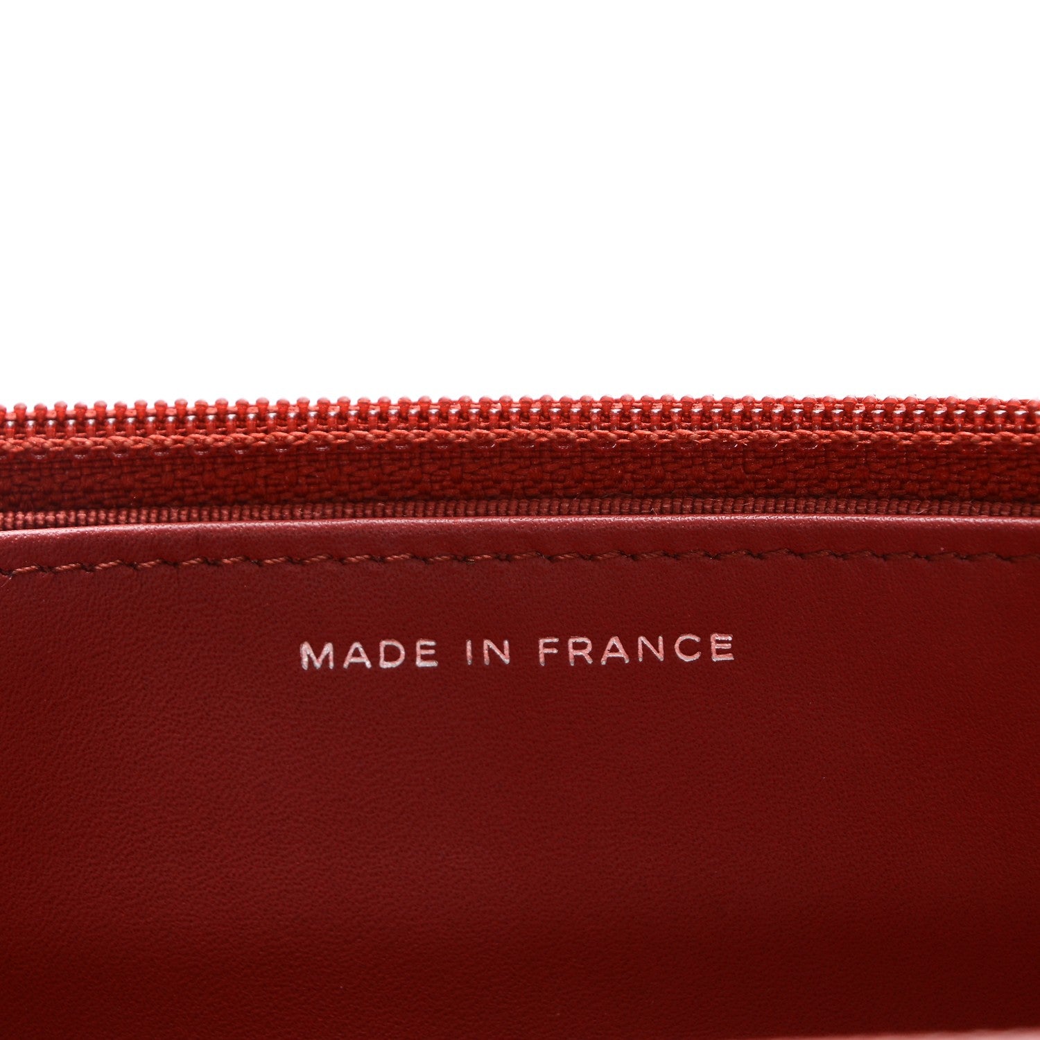 Chanel Caviar Quilted Wallet On Chain WOC Red 7 of 8