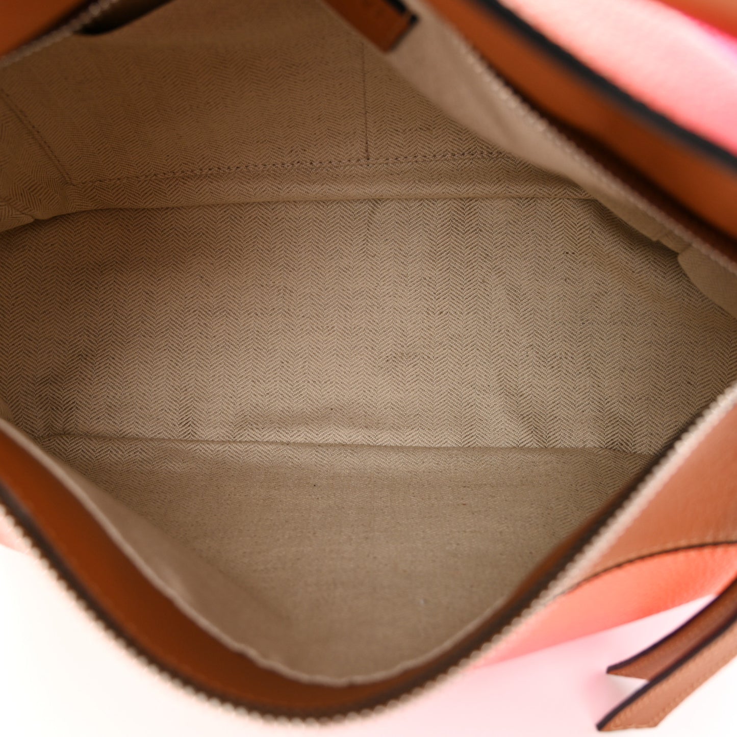 Calfskin Medium Puzzle Bag Orange Sunset