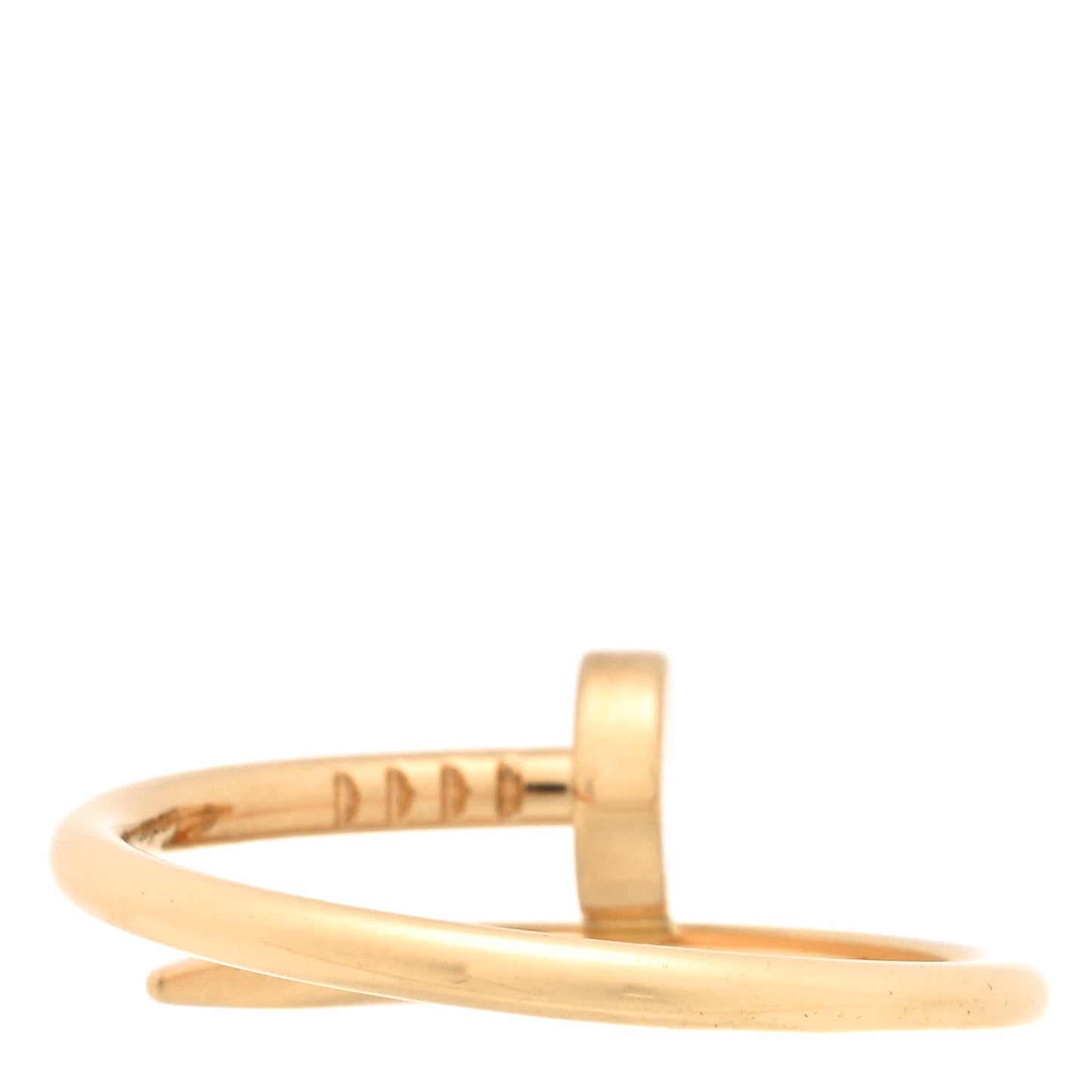 18K Yellow Gold Small Juste Un Clou Ring 55 7.25