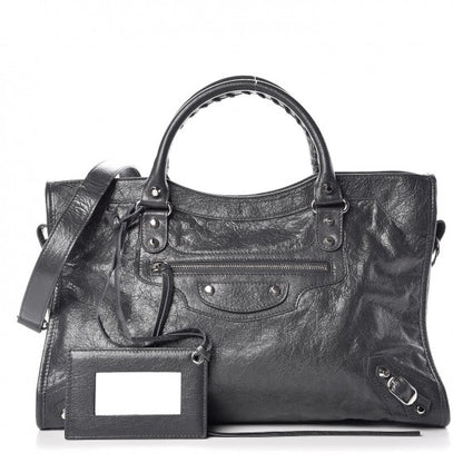 Balenciaga Agneau Classic Hardware City Gris Fossile 1 of 8