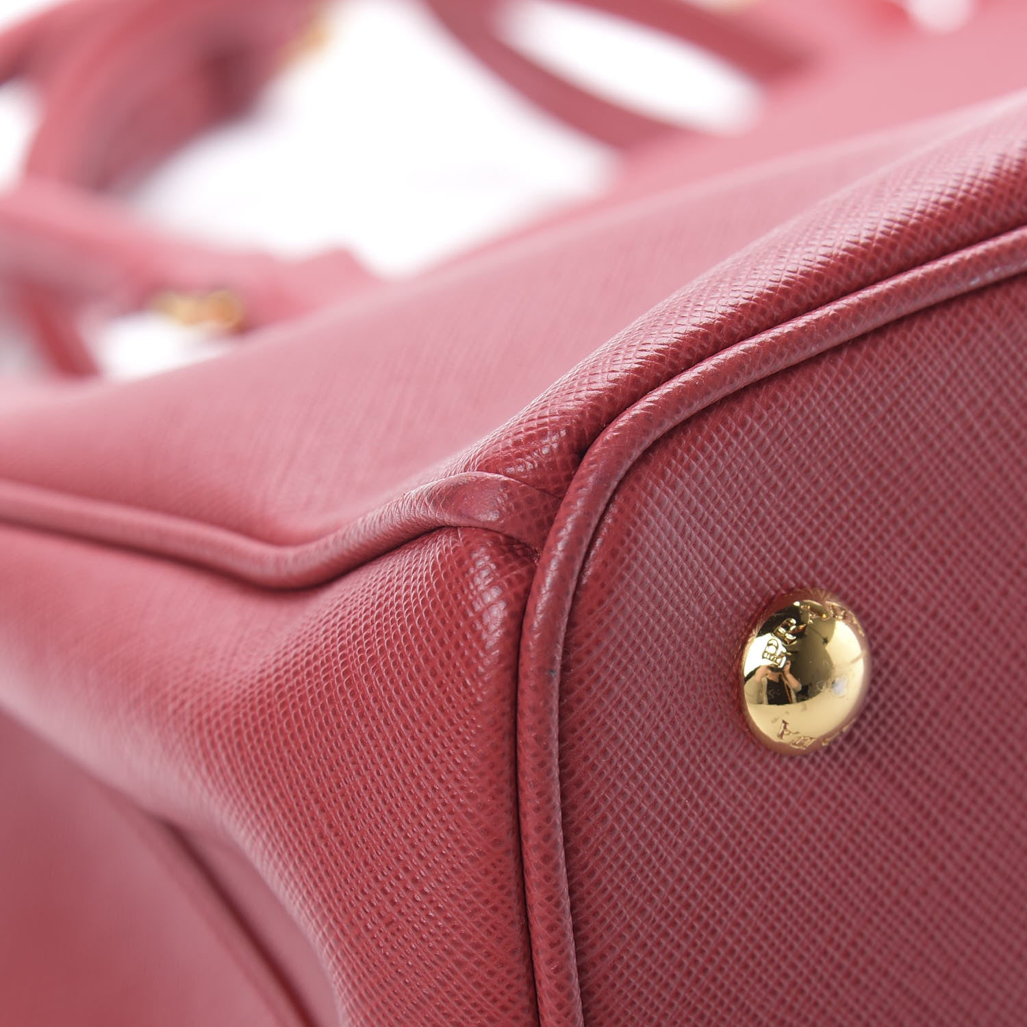 Prada Saffiano Lux Medium Tote Fuoco 13 of 16