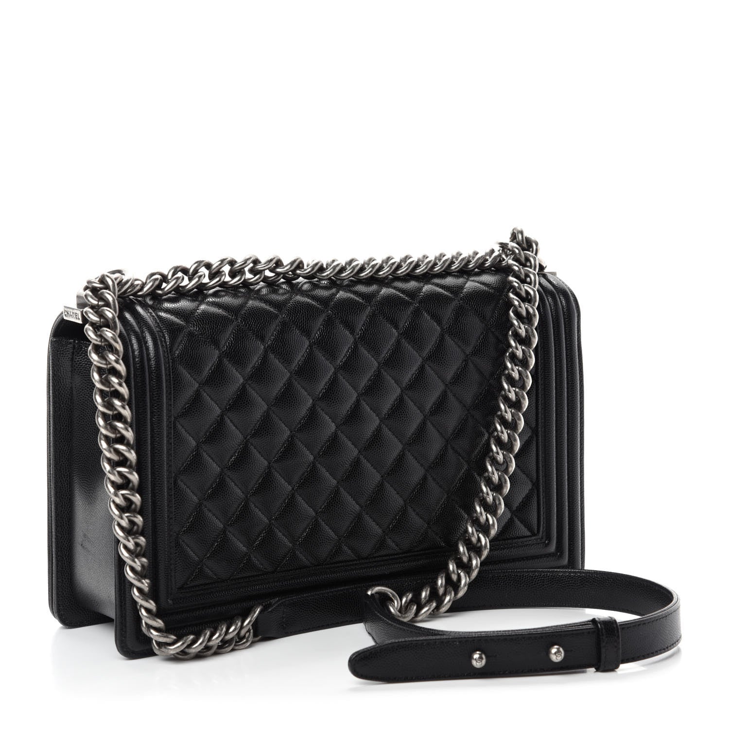 Chanel Caviar Quilted New Medium Boy Flap Black 4 of 11