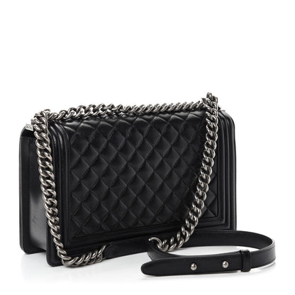 Chanel Caviar Quilted New Medium Boy Flap Black 4 of 11