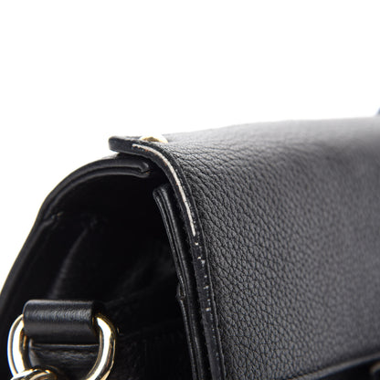 Jimmy Choo Calfskin Large Rosalie Satchel Black 8 of 21