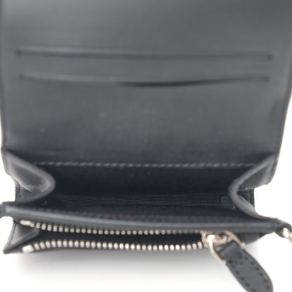 Burberry London Check Small Wallet With Strap Dark Charcoal 4 of 9