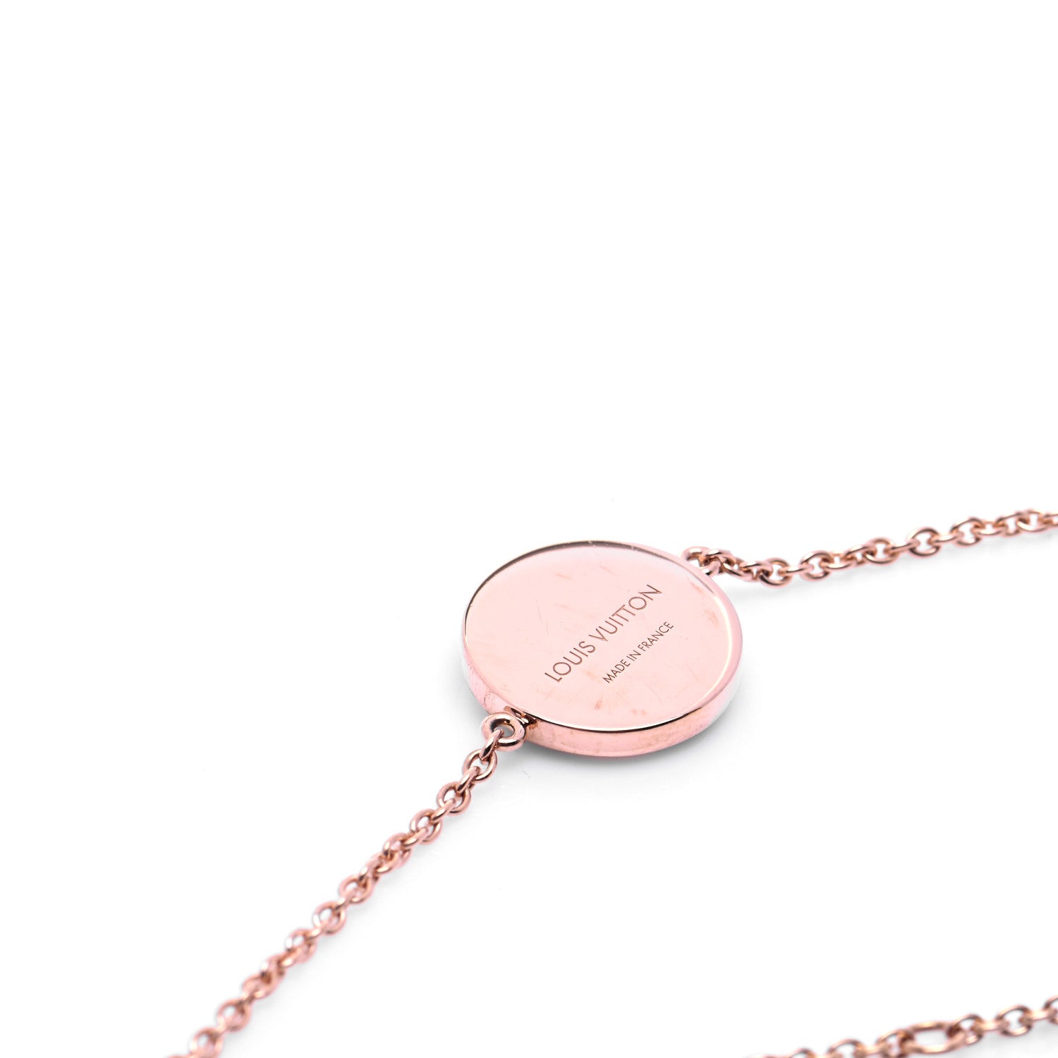 Louis Vuitton 18K Pink Gold Grey Mother of Pearl Color Blossom Sun Bracelet 7 of 8