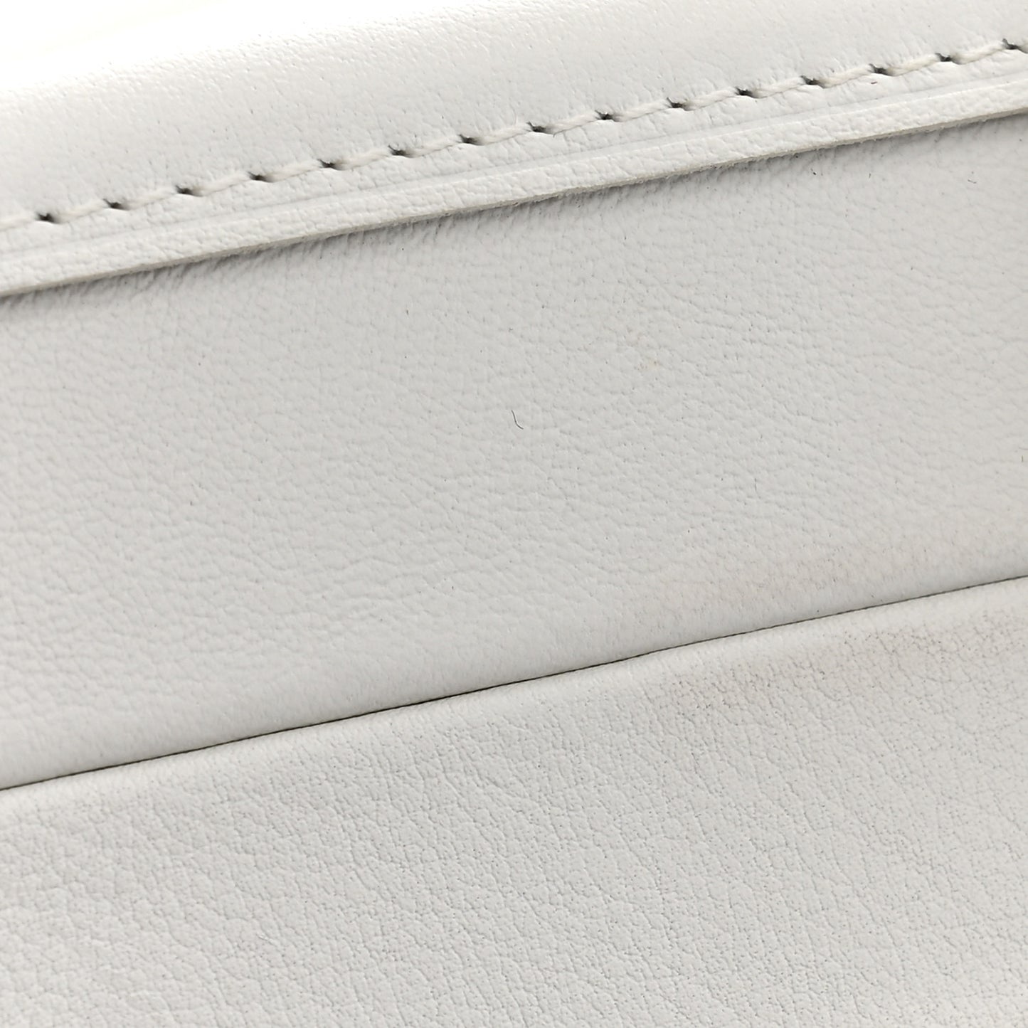 Calfskin Monogram Embroidered Petite Malle White