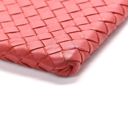 Bottega Veneta Nappa Intrecciato Medium Zip Pouch Fraise 8 of 8