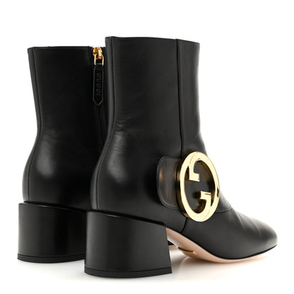 Gucci Malaga Kid GG Blondie 55mm Ankle Boots 36.5 Black 5 of 11