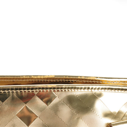 Burberry Metallic Patent Check Embossed Ember Tote Gold 10 of 10
