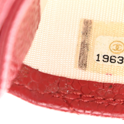 Chanel Caviar Quilted Card Holder Red 8 of 8