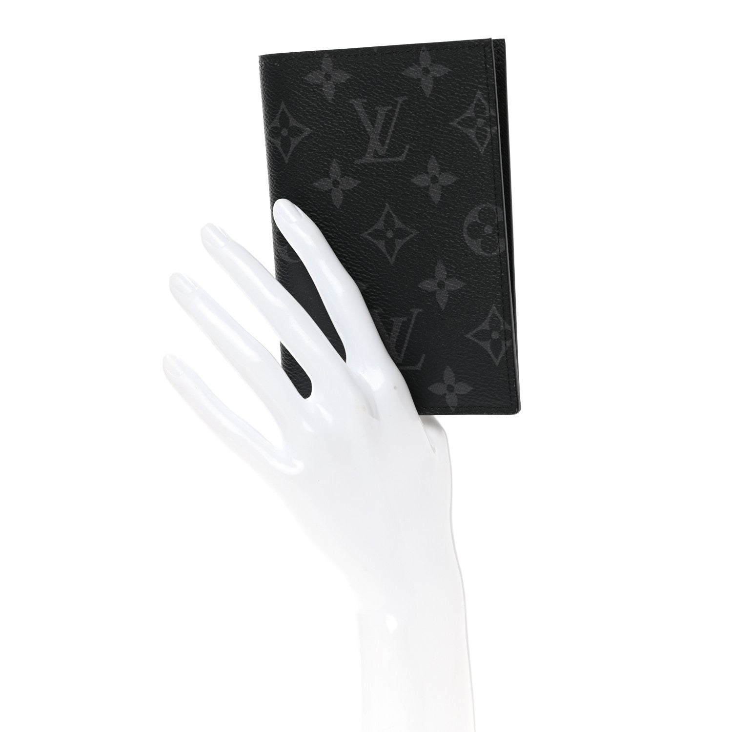Louis Vuitton Monogram Eclipse Passport Cover 2 of 9