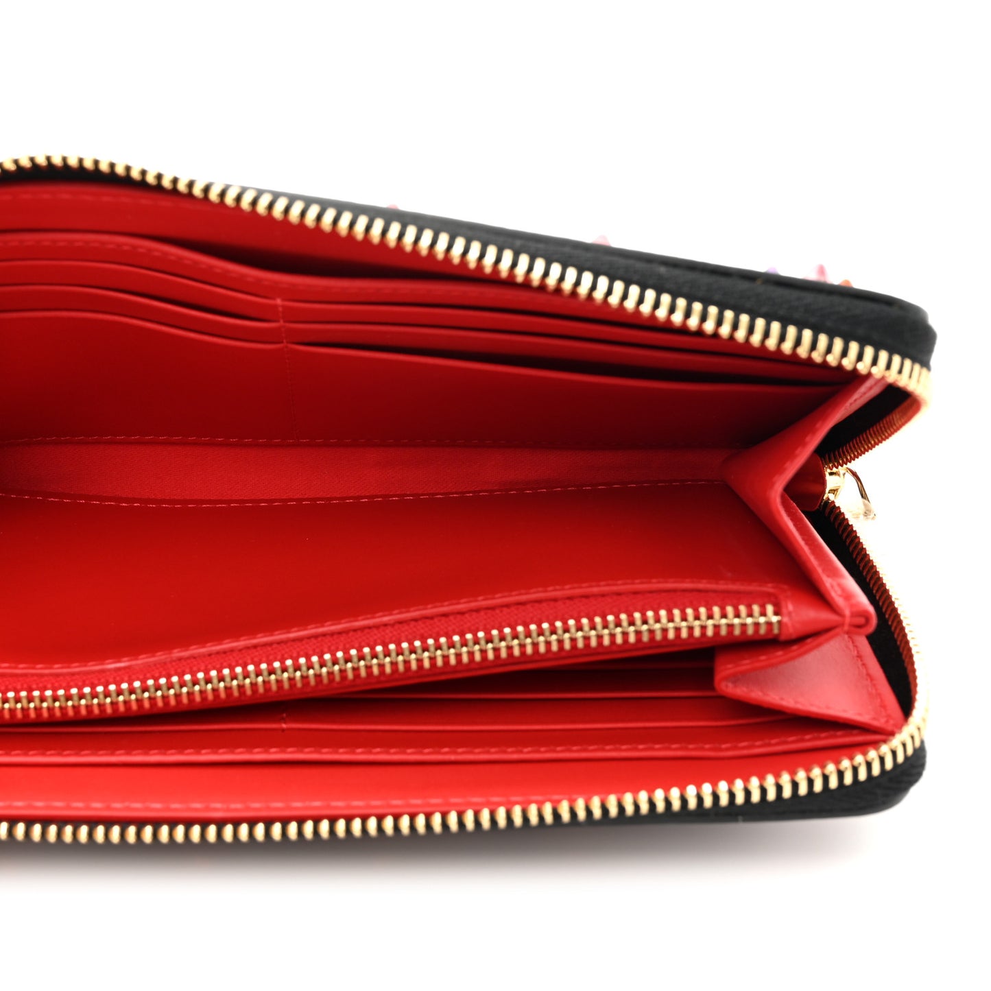 Calfskin Loubinthesky Panettone Wallet Black Multicolor