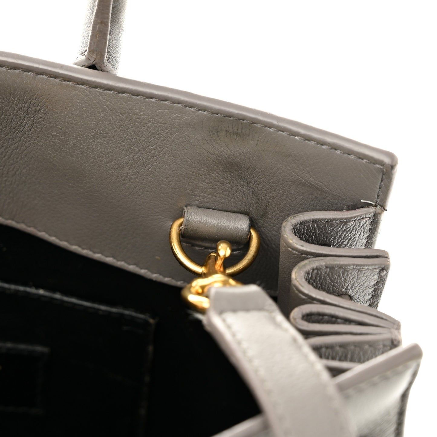 Calfskin Nano Sac De Jour Fog