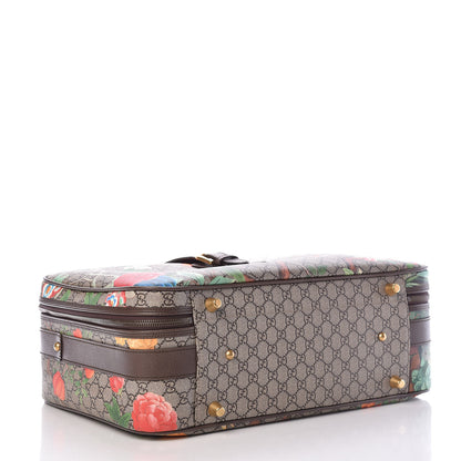 Gucci GG Supreme Monogram Tian Web Suitcase Beige Multicolor New Acero 4 of 12