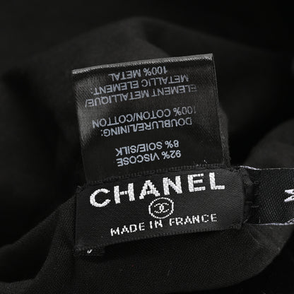 Chanel Velvet Beret Hat M Black 8 of 8