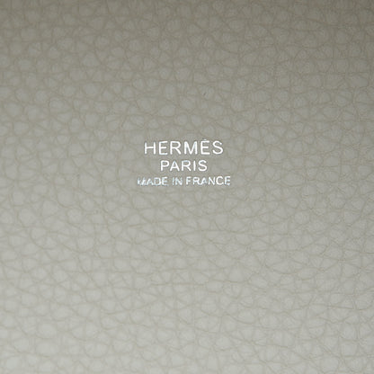 Hermes Taurillon Clemence Picotin Lock 18 PM Beton 6 of 10