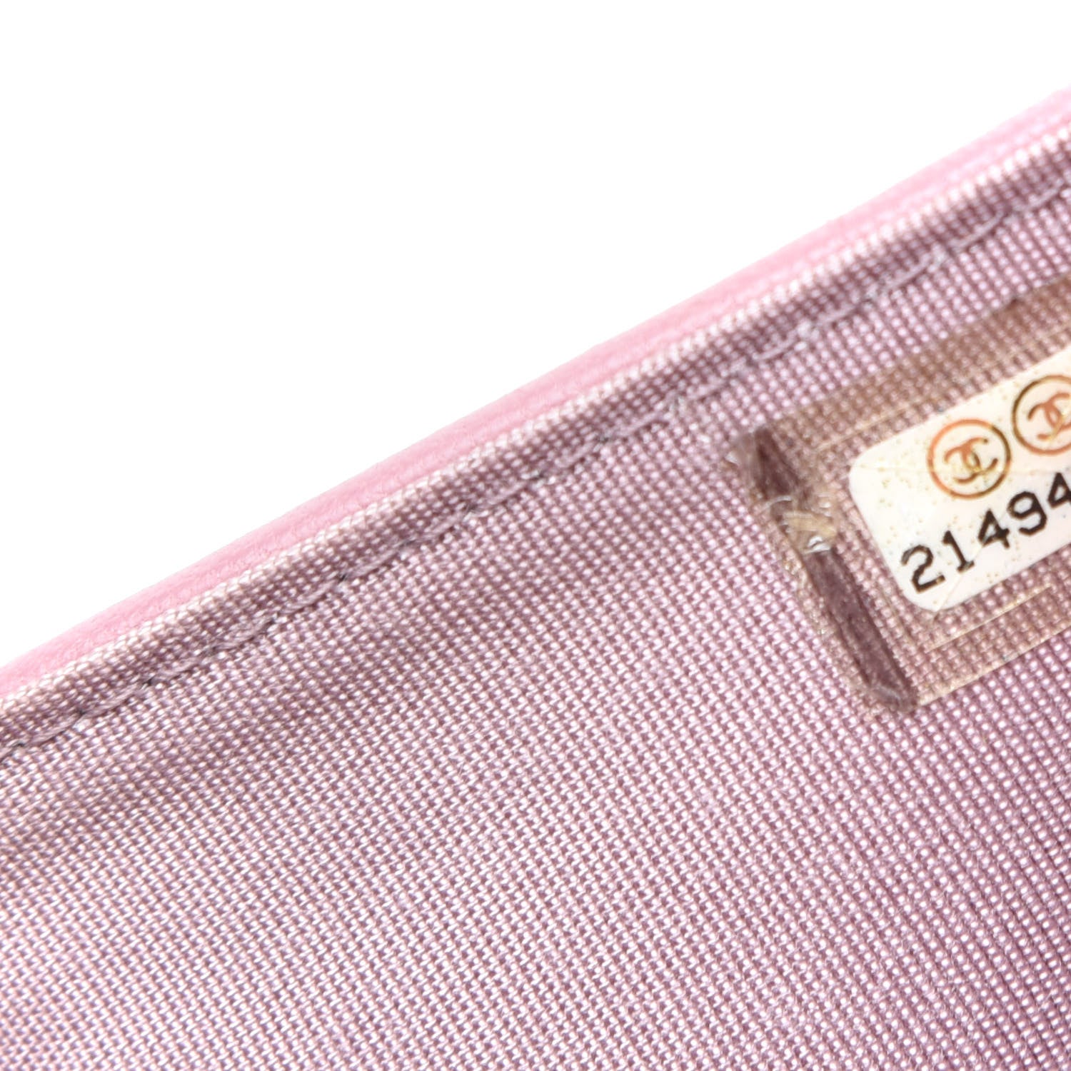 Chanel Lambskin Quilted Flap Wallet Light Purple 7 of 8