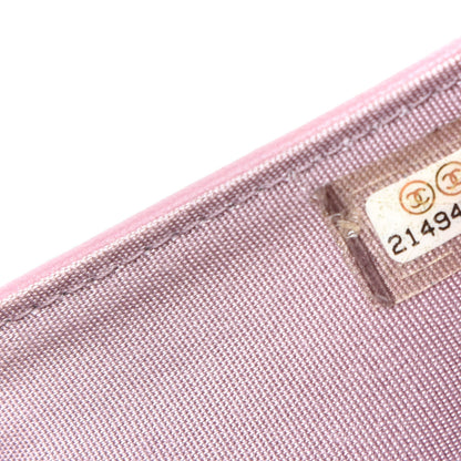 Chanel Lambskin Quilted Flap Wallet Light Purple 7 of 8