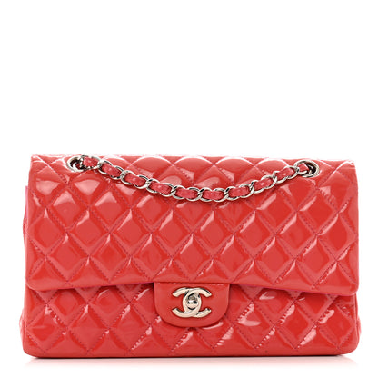 Chanel Patent Quilted Medium Double Flap Pink 1 of 14