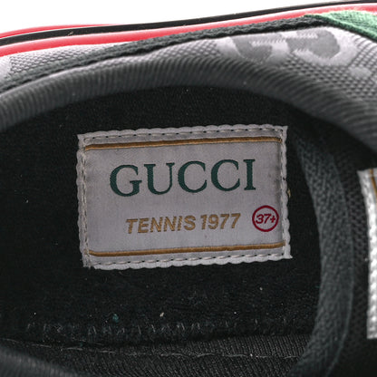 Gucci Econyl Nylon Web Monogram Off The Grid Womens 1977 Tennis Sneakers 37.5 Black 7 of 9