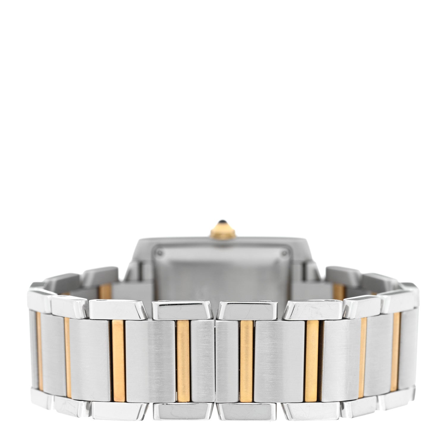 Cartier Stainless Steel 18K Yellow Gold 28mm Tank Francaise Automatic Watch 3 of 5