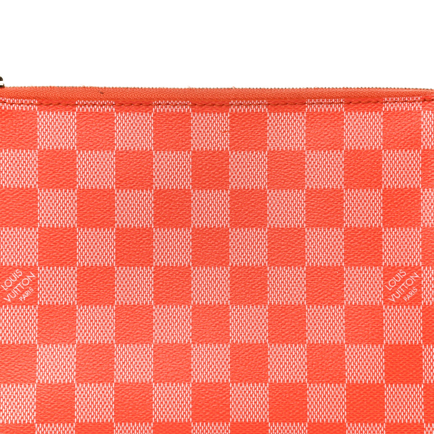 Louis Vuitton Damier Couleurs Element Clutch Piment 9 of 20