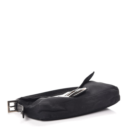 Fendi Nylon Baguette Bag Black 4 of 9