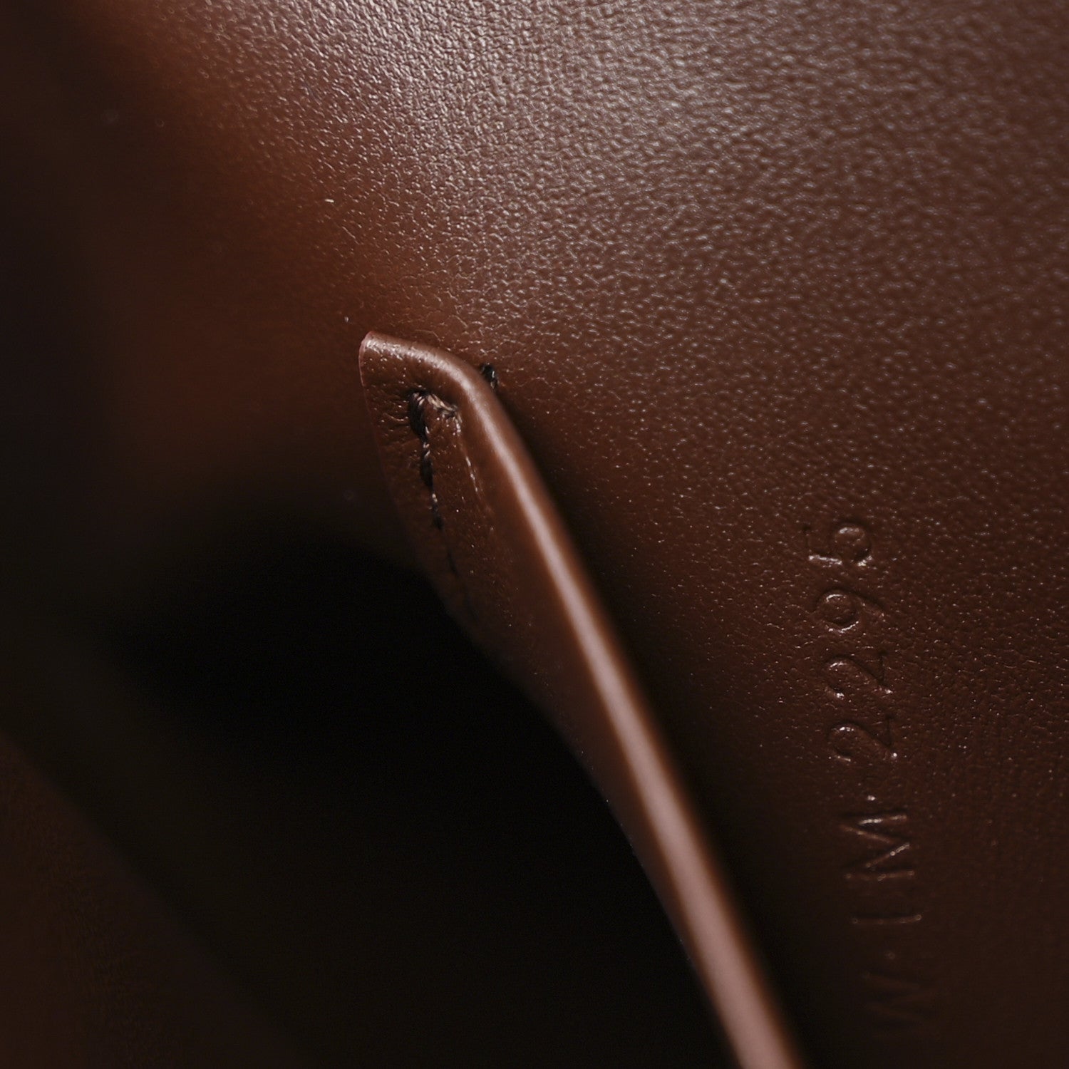 Celine Grained Nubuck Calfskin Medium Nino Chestnut 9 of 13