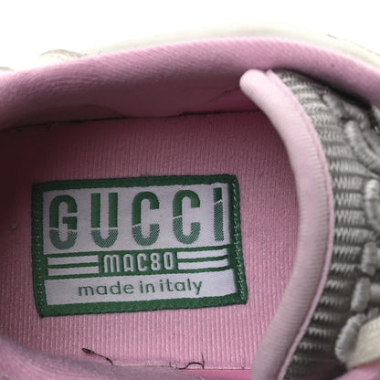 Gucci Dali Soft Calfskin Womens Mac80 Sneakers 37 Off White Grey Sky Light Rose 8 of 8