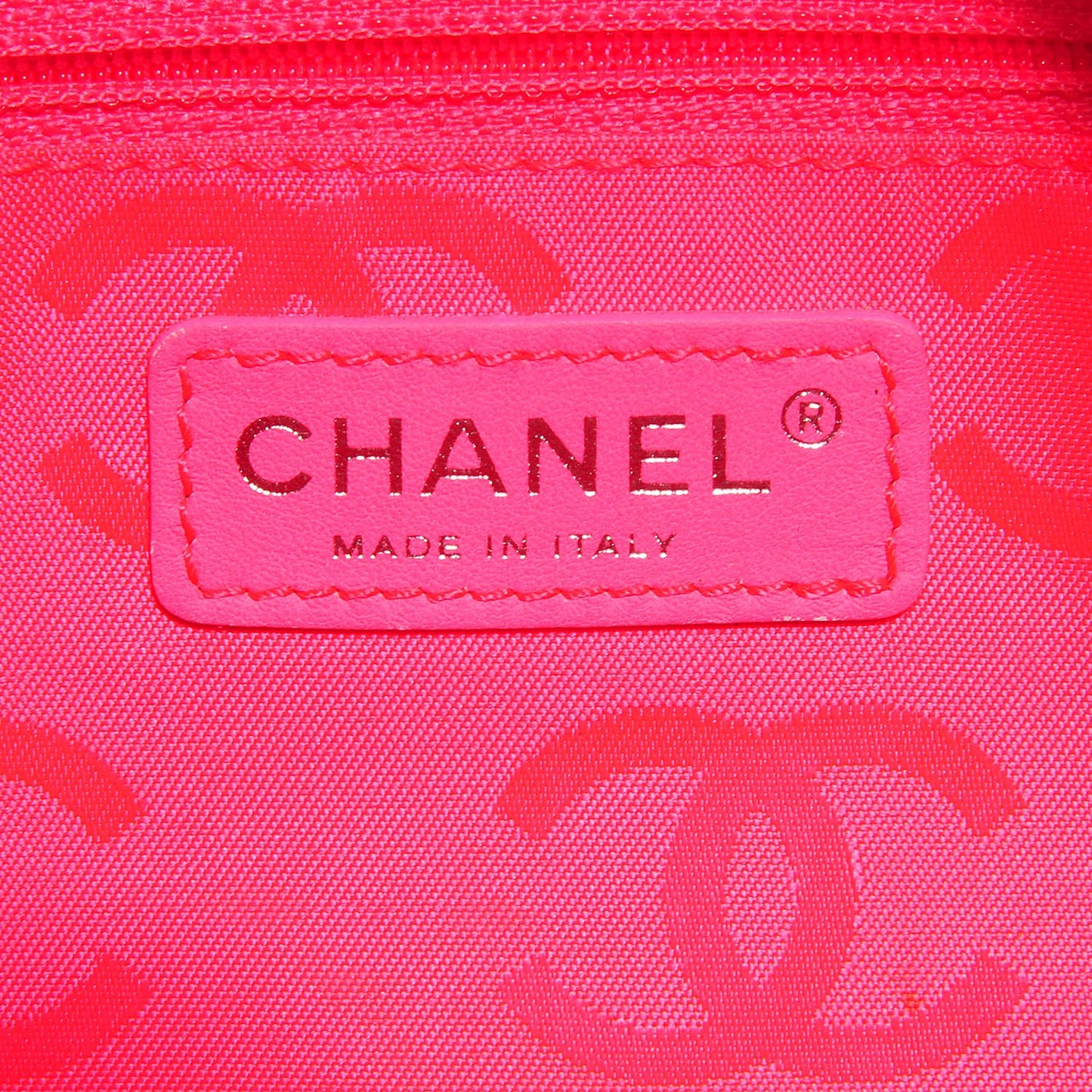 Calfskin Quilted Large Cambon Tote Black