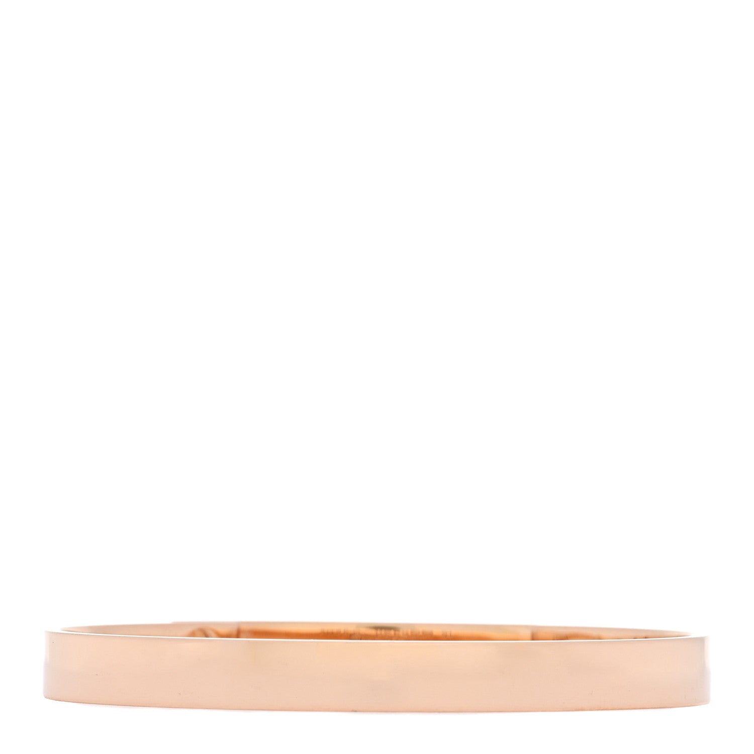 Hermes 18K Rose Gold Black Spinel PM Collier de Chien Bracelet SH 2 of 3
