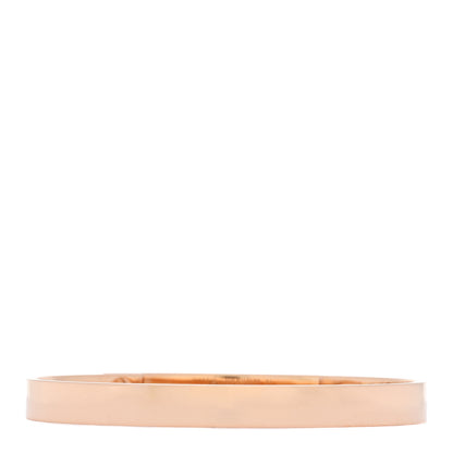 Hermes 18K Rose Gold Black Spinel PM Collier de Chien Bracelet SH 2 of 3