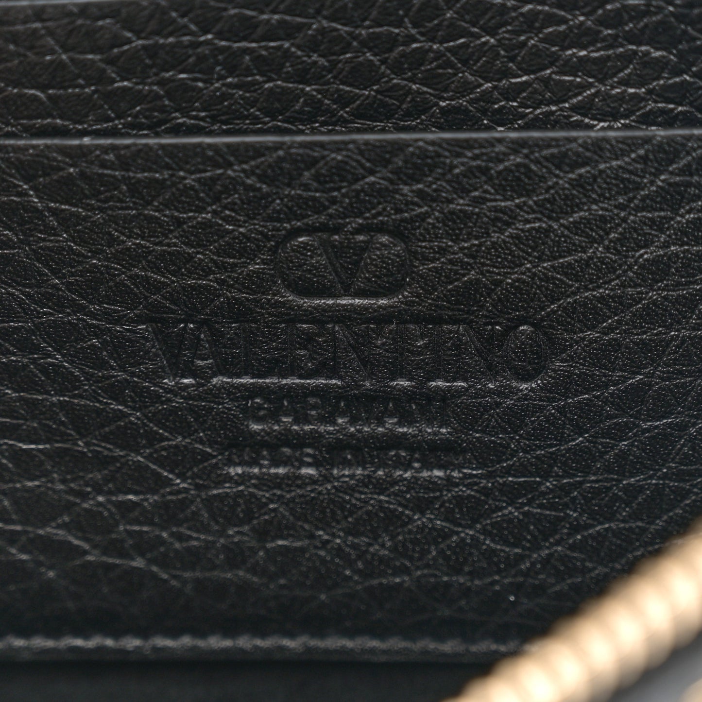 Calfskin Rockstud Belt Bag Black