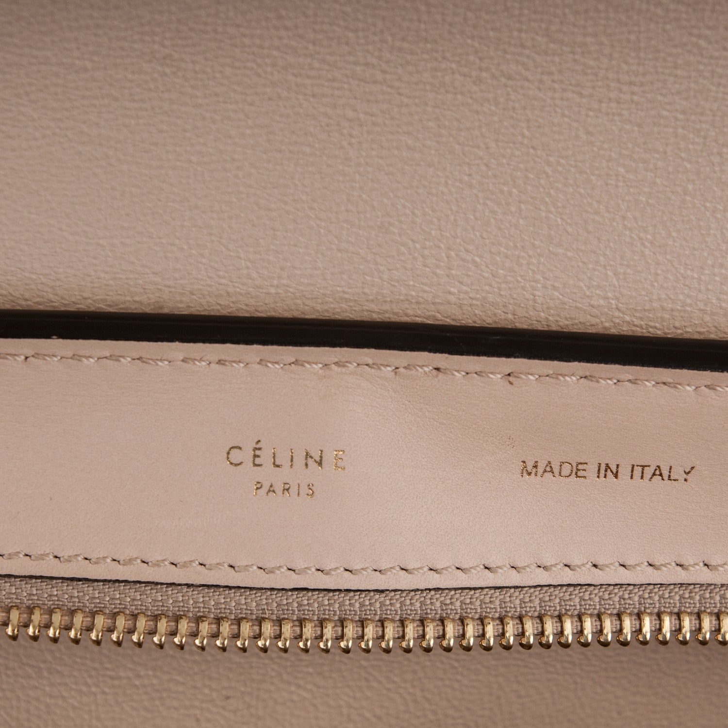 Celine Smooth Calfskin Suede Medium Trapeze Dune 6 of 12