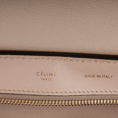 Celine Smooth Calfskin Suede Medium Trapeze Dune 6 of 12