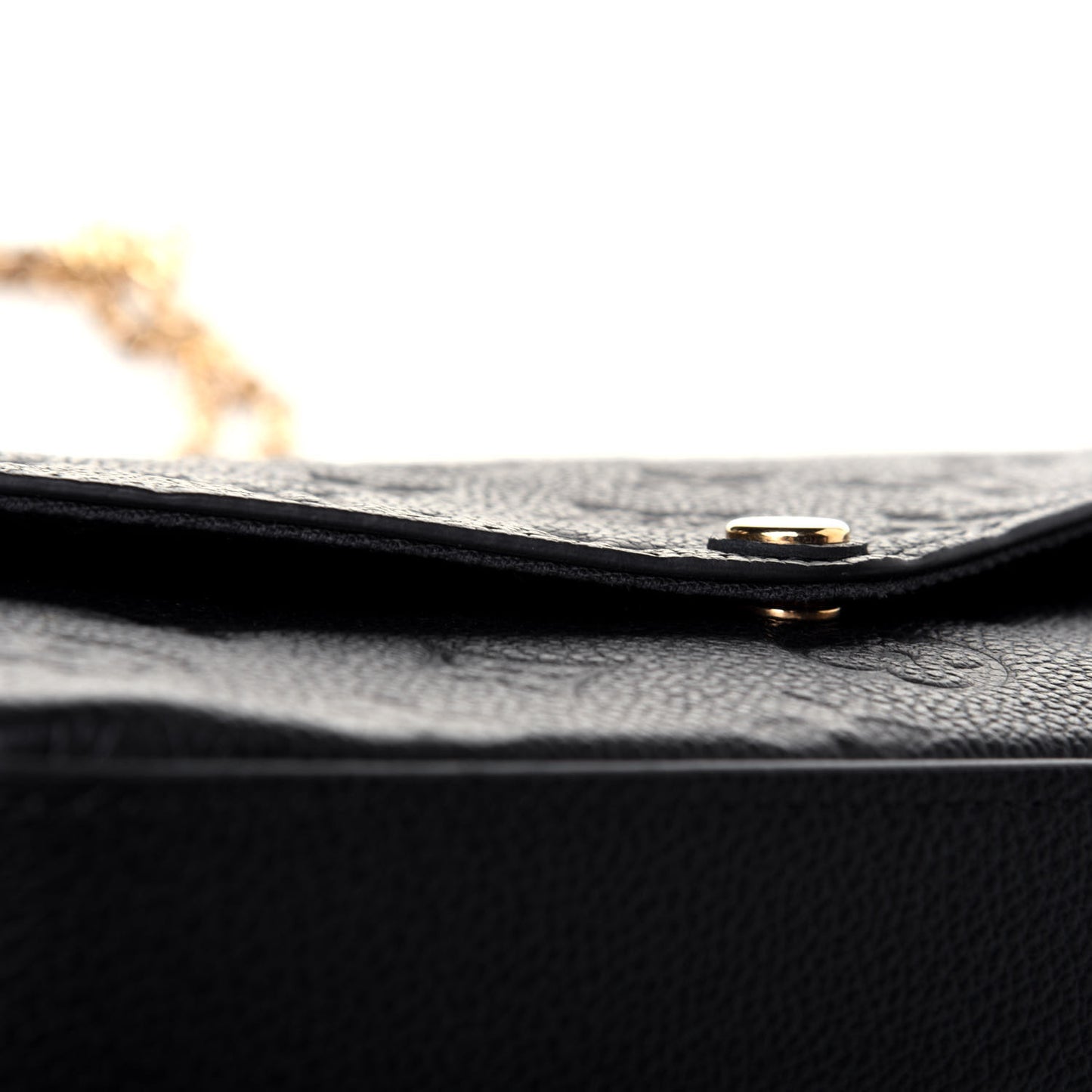 Empreinte Pochette Felicie Chain Wallet Black