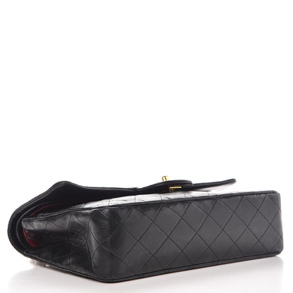 Chanel Lambskin Quilted Medium Double Flap Black 5 of 12